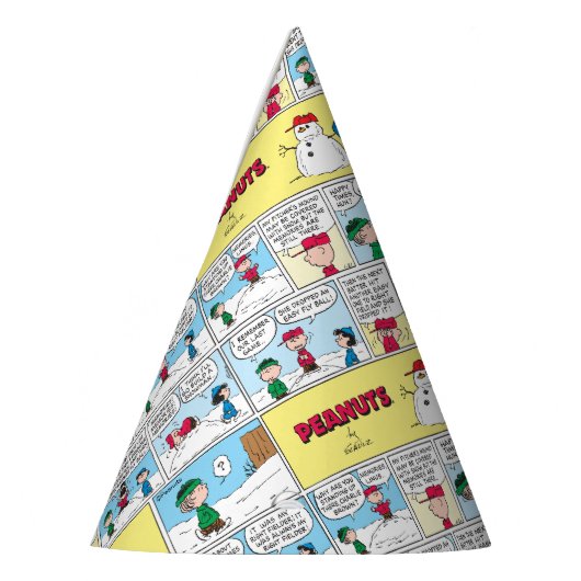 De honkbalherinneringen van Charlie Brown Feesthoedjes (Links)