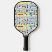 De honkbalherinneringen van Charlie Brown Pickleball Paddle (Achterkant)