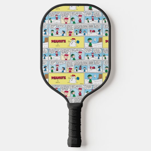 De honkbalherinneringen van Charlie Brown Pickleball Paddle (Achterkant)