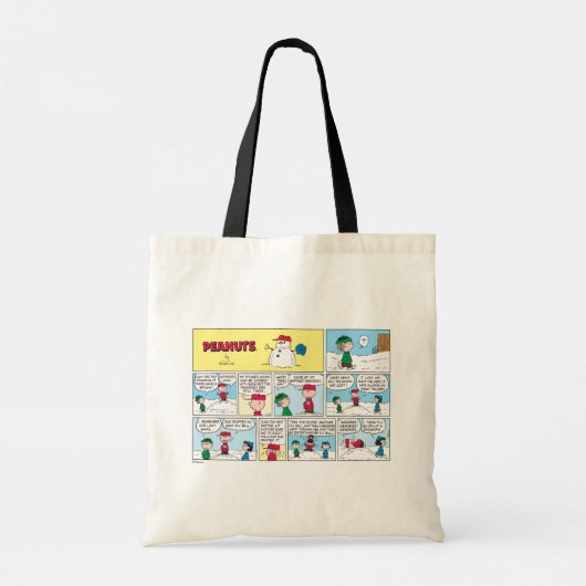 De honkbalherinneringen van Charlie Brown Tote Bag (Achterkant)