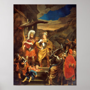 De Hooch - Ferdinand Bol Fabritius en Pyrhus Poster