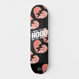 De Hoodwill "Miss You" 8 1/4 "Skateboard Deck Skateboard