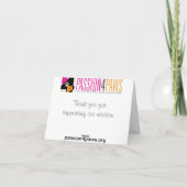 De hoofd Kat Notecard van de Wasbeer Kaart (Achterkant)