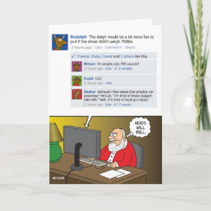 De hoofden zullen rollen feestdagen kaart