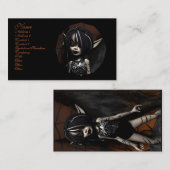 De HoofdFaery van het Web Visitekaartje (Voorkant / Achterkant)