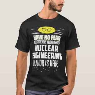 De hoofdingenieur van de nucleaire techniek is nie t-shirt