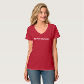 De Hoofdpersoon T-shirt (Voorkant volledig)
