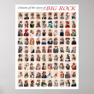 De hoofdplaats is Big Rock poster