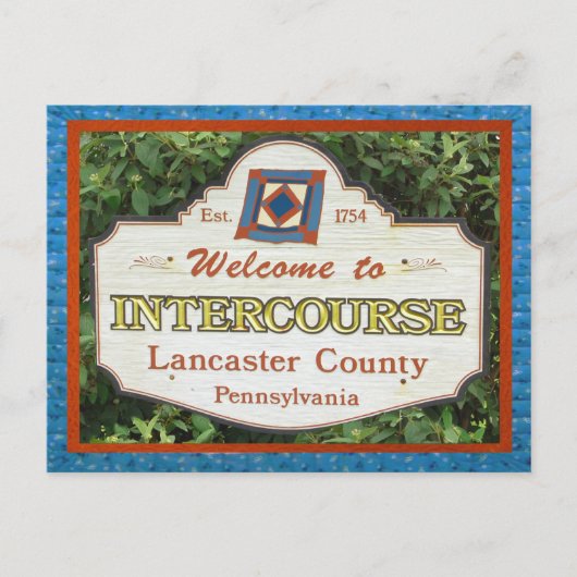 De hoofdplaats is Briefkaart Lancaster County. voe (Voorkant)