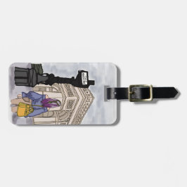 De hoofdplaats is Charles de Gaulle Paris. Bagagelabel