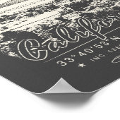 DE HOOFDPLAATS IS LAKE ELSINORE CALIFORNIA POSTER (Hoek)