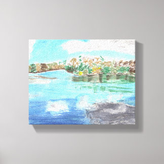 De hoofdplaats is Port St. Lucie FL. Canvas Afdruk
