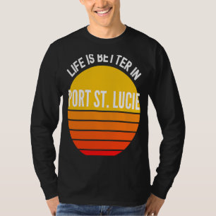 De hoofdplaats is Saint Lucie T-shirt
