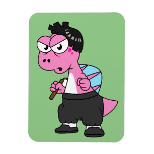 De hoofdplaats is Spinosaurus Bruce Lee. Magneet