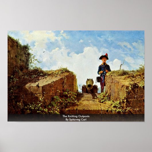 De hoofdposten van Spitzweg Carl Poster (Voorkant)