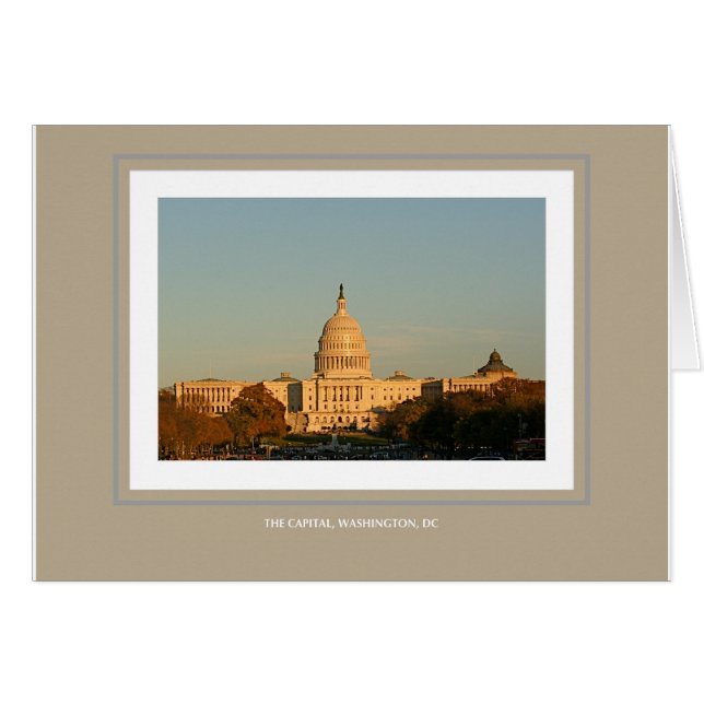 De hoofdstad, Washington, DC (Voorkant Horizontaal)