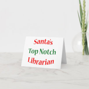 De Hoogste Inkeping van de bibliothecaris Feestdagen Kaart