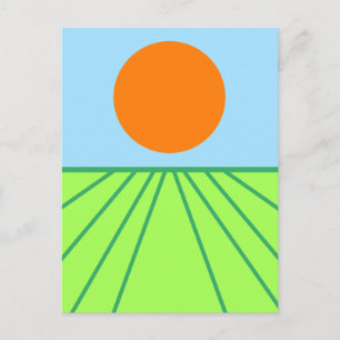 De hooi omkeren briefkaart