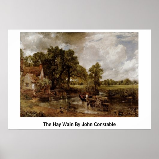 De hooi van John Constable Poster (Voorkant)
