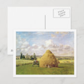 De hooiberg, Pontoise, 1873 Briefkaart (Voorkant / Achterkant)