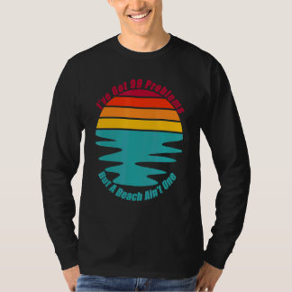 De hoop verlicht Vacatie bij de zon van het strand T-shirt