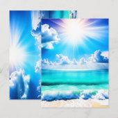 De horizon briefkaart (Voorkant / Achterkant)