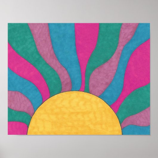 De Horizon Kunstprint Poster (Voorkant)