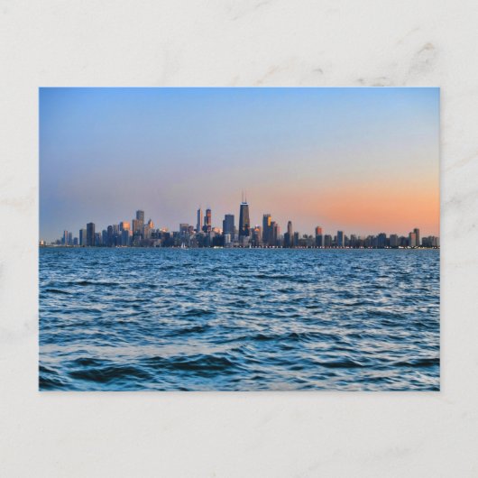 De horizon van Chicago Briefkaart (Voorkant)