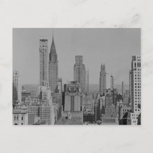 De horizon van de stad briefkaart