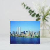 De Horizon van de Stad van New York Briefkaart (Staand voorkant)