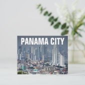 De Horizon van de Stad van Panama Briefkaart (Staand voorkant)