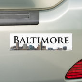 De Horizon van het M.D. van Baltimore met Bumpersticker (Op auto)