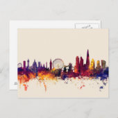 De Horizon van Londen Engeland Briefkaart (Voorkant / Achterkant)