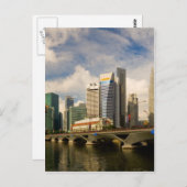De horizon van Singapore Briefkaart (Voorkant / Achterkant)