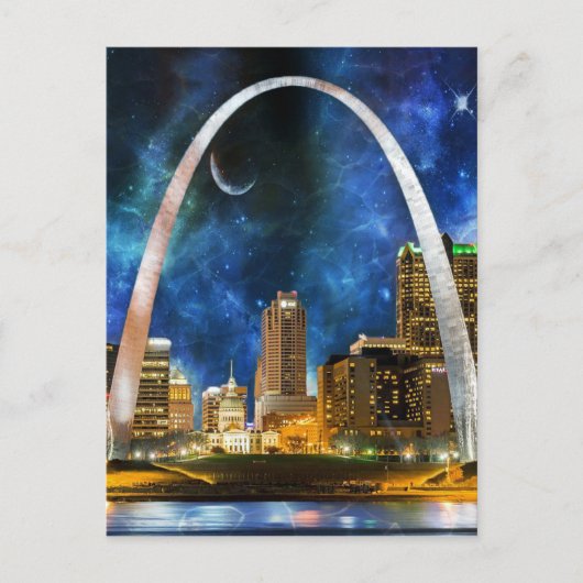 De Horizon van St.Louis van Spacey Briefkaart (Voorkant)