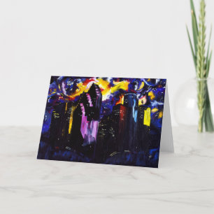 De horizonbriefkaart van Houston Kaart