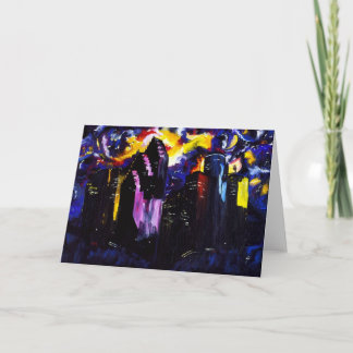 De horizonbriefkaart van Houston Kaart