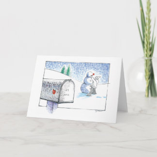 De horizontale kaart van de Brievenbus -