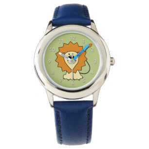 De horloges van het leuke kind van de Leeuw