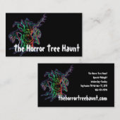 De Horror-boom Visitekaartje (Voorkant / Achterkant)