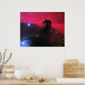 De Horsehead Nebula Poster (Keuken)
