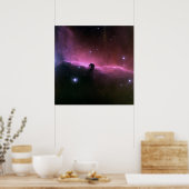 De Horsehead Nebula Poster (Keuken)