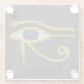 De Horus Eye Glazen Onderzetter (Achterkant)