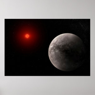 De Hot Rocky Exoplanet Trappist-1 B. Poster