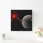 De Hot Rocky Exoplanet Trappist-1 B. Vierkante Klok (Huis)