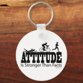 De houding is sterker dan feiten sleutelhanger (Voorkant)