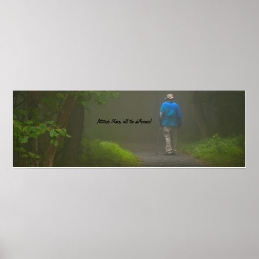 De houding maakt al Poster 12"x36" van het Verschi (Voorkant)