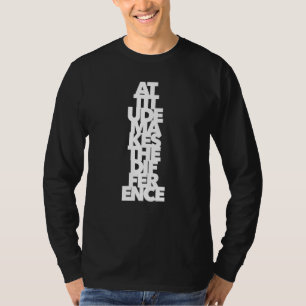 De houding maakt het verschil voor zuster t-shirt