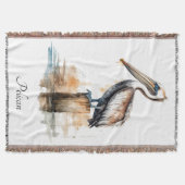 De houding van de pelikaan deken (Voorkant)