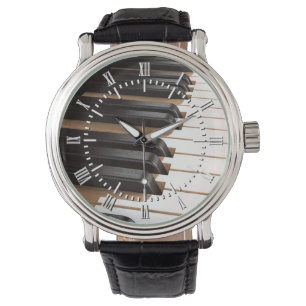 De houten Piano sluit 2 Horloge